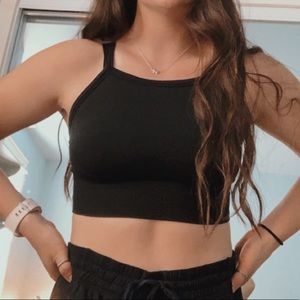 black crop top